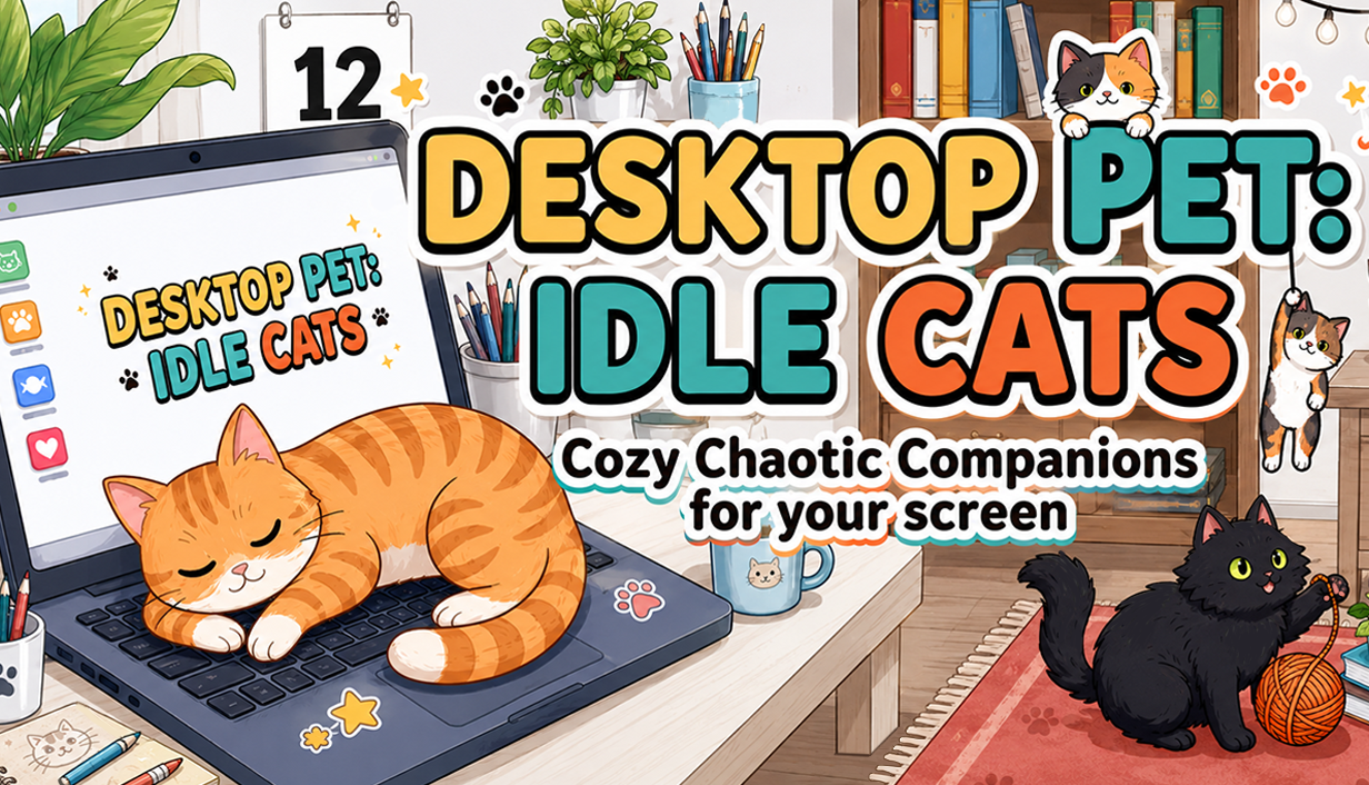 Desktop Pet: Idle Cats artwork